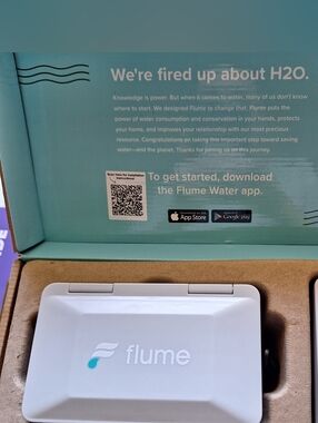 Flume 2 Smart Home Water Monitor & Leak Detector - NEW Open Box